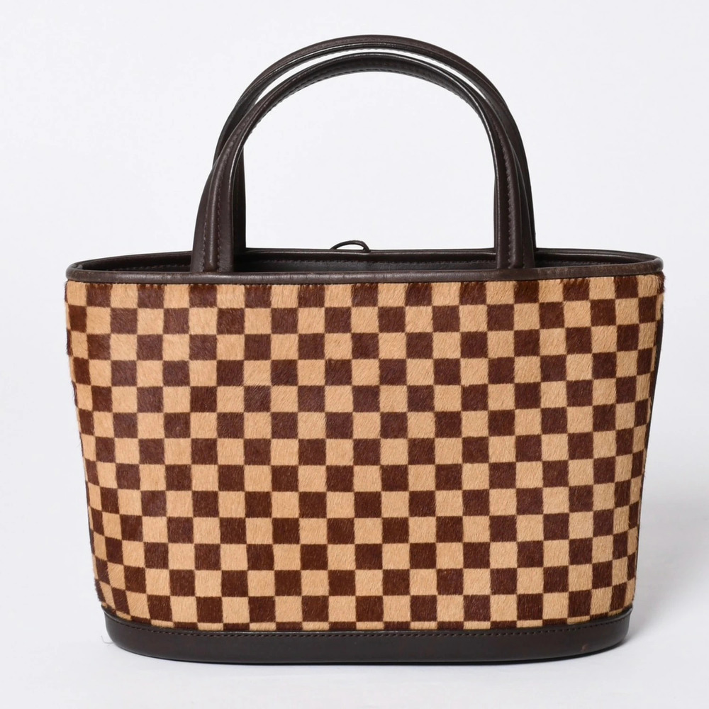 LOUIS VUITTON Damier Sauvage Impala handbag calfskin leather